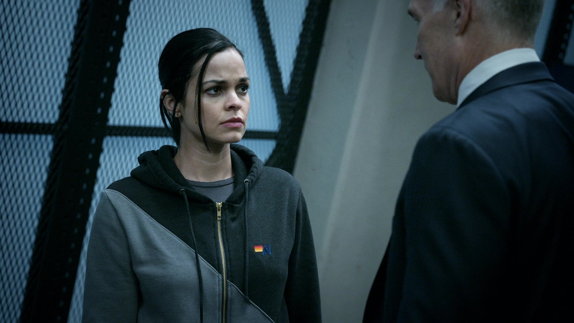 Aviator Nation Women's Hoodie Of Lina Esco As Officer III Christina Alonso In S.W.A.T. S04E10 Buried