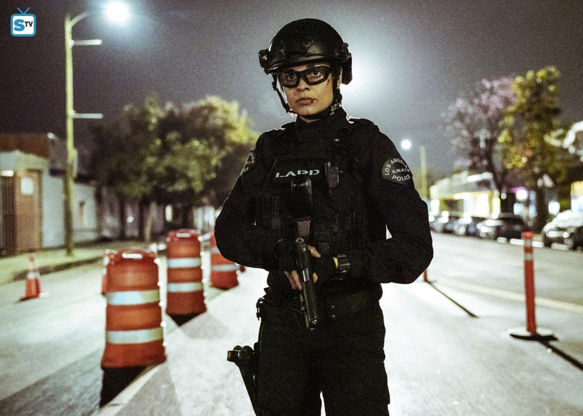 Lina Esco as Chris Alonso in SWAT Esco Photo