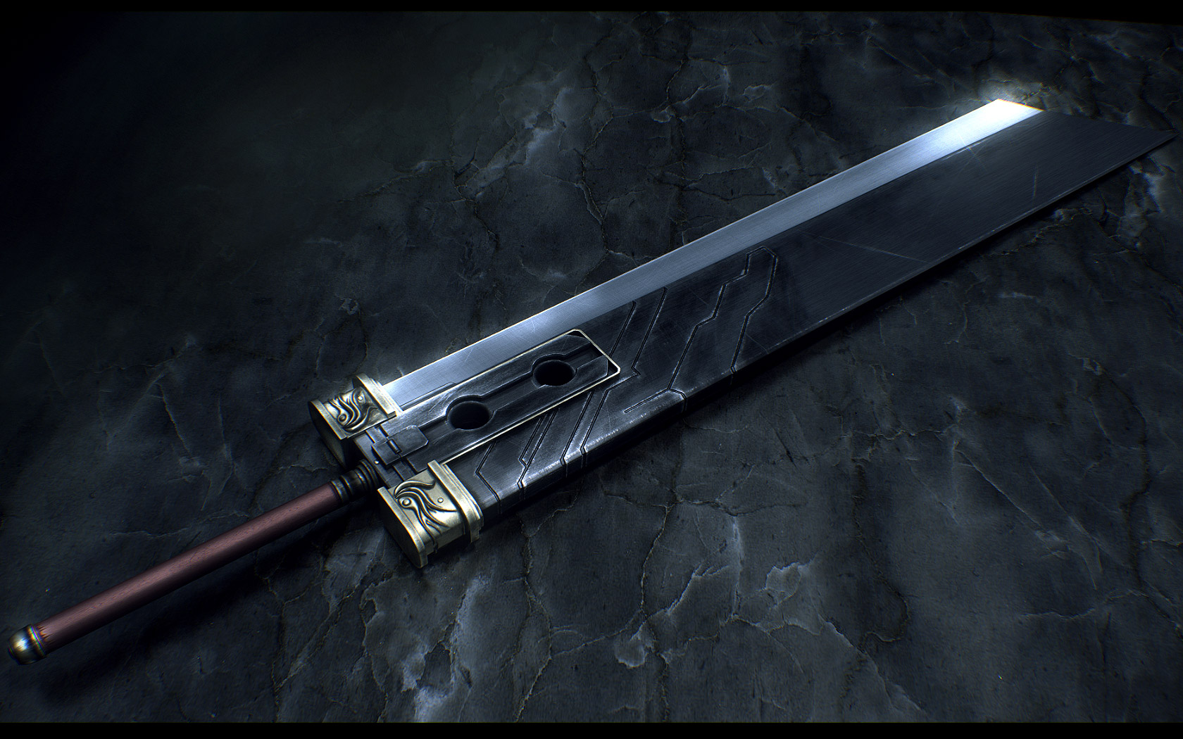 HD Wallpaper of the Iconic Buster Sword