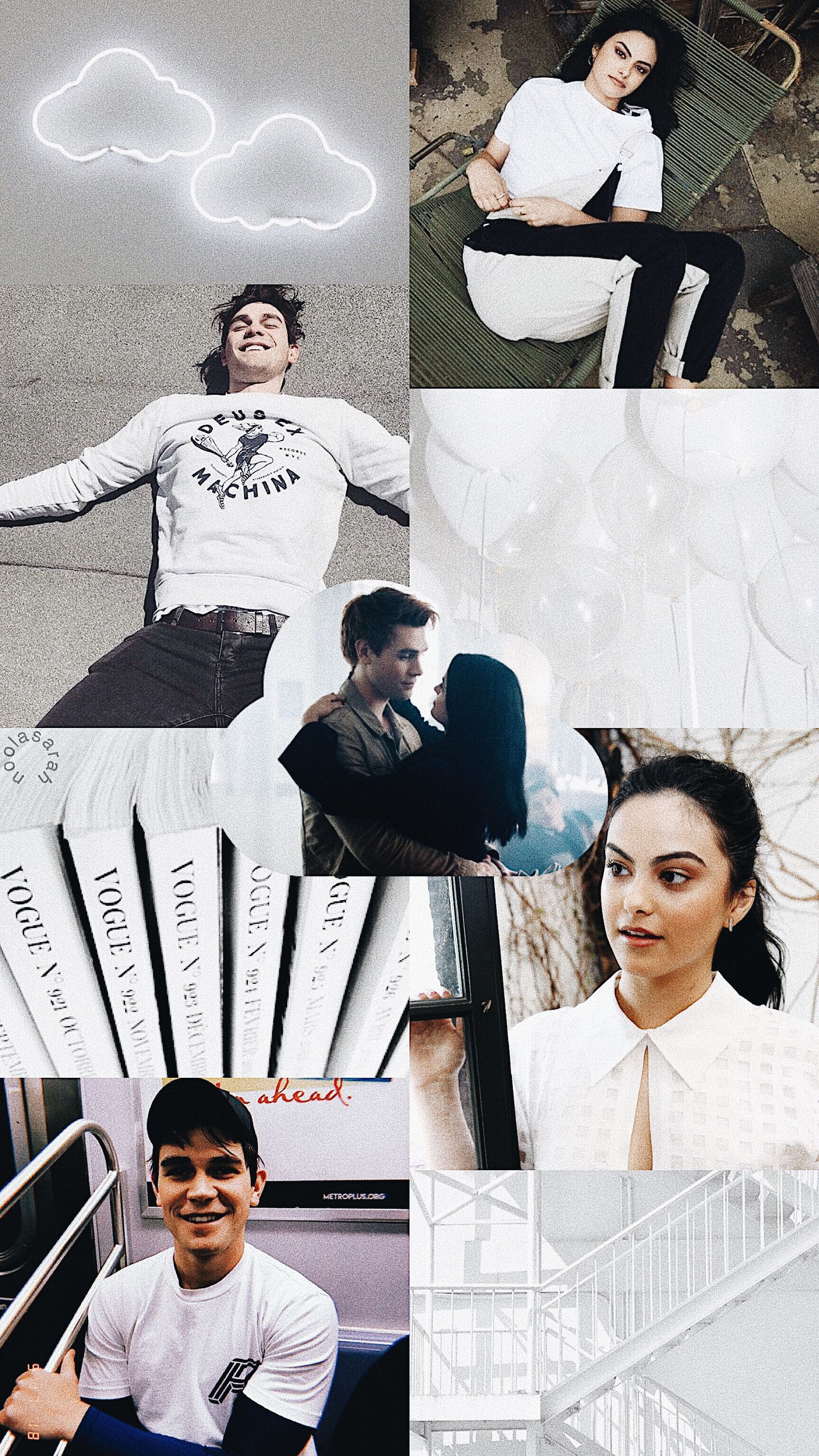 Varchie Camila Mendes Veronica Lodge Archie Andrews KJ Apa Riverdale iPhone Aesthetic Wallpaper ☁️. Riverdale cw, Riverdale cast, Watch riverdale