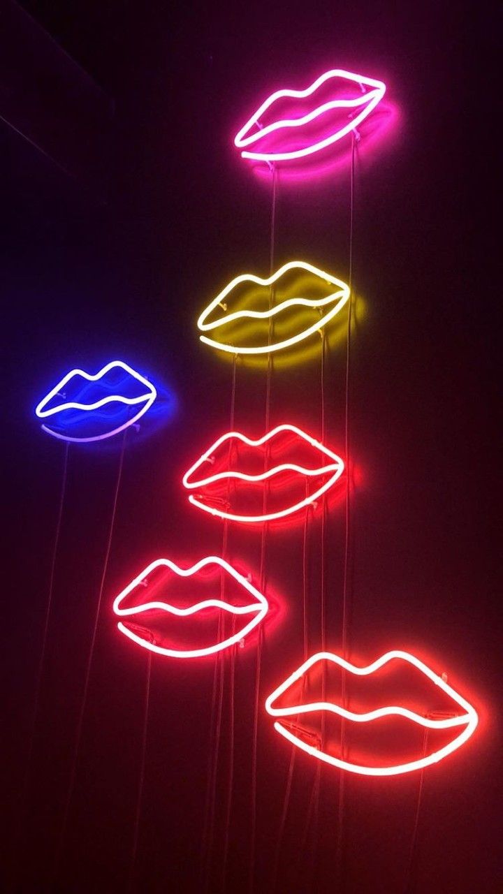 Neon Lips Wallpapers - Wallpaper Cave