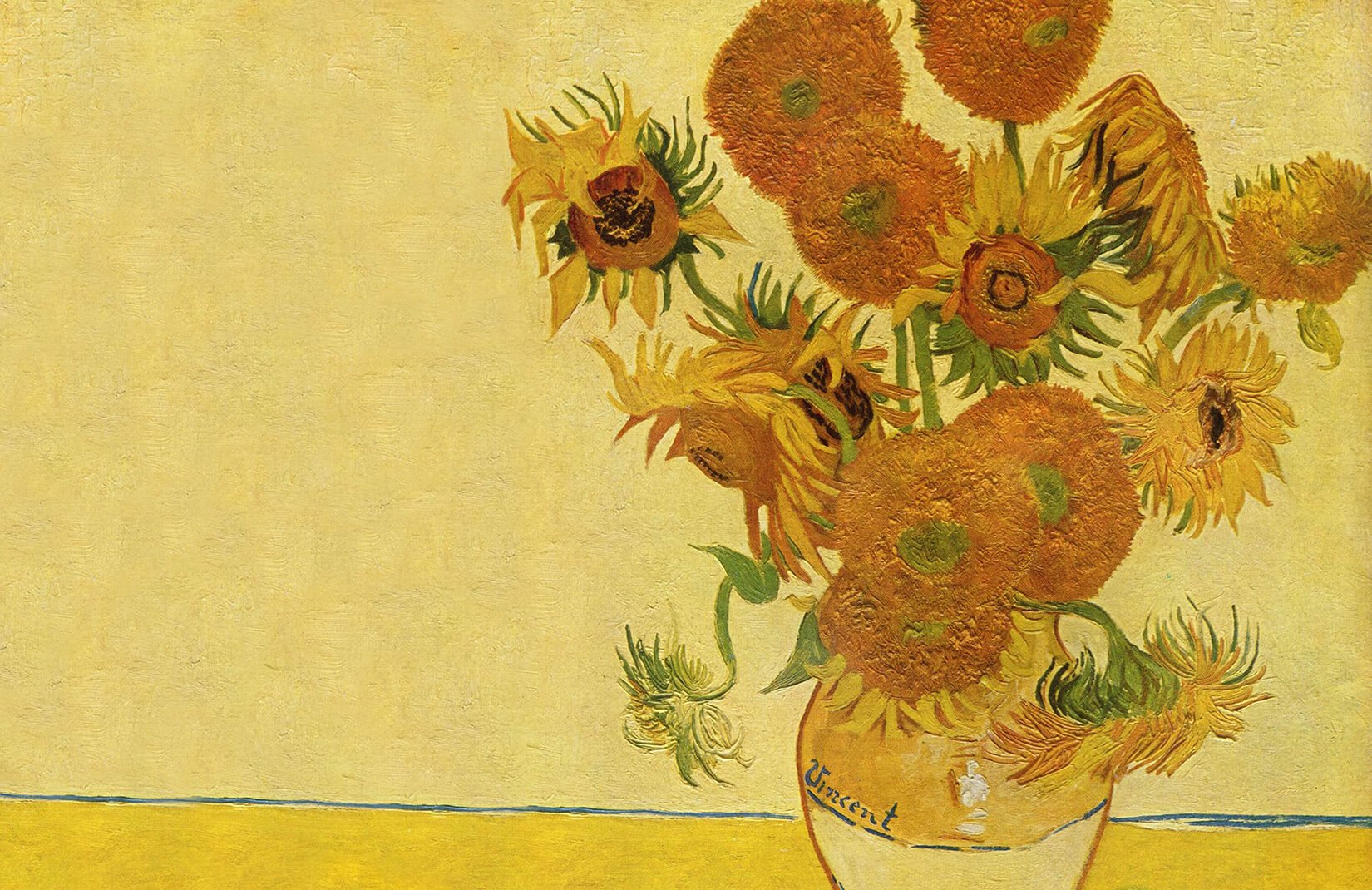 Sunflowers' by Vincent Van Gogh Wallpaper Mural