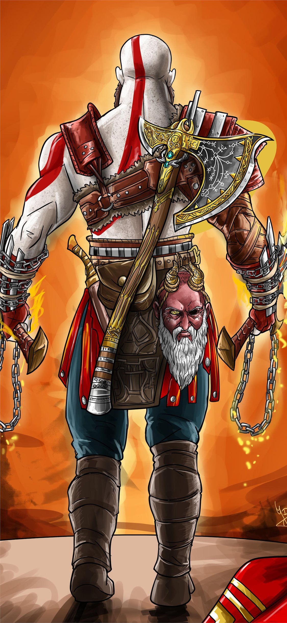 Kratos God Of War 4 Wallpaper 4k
