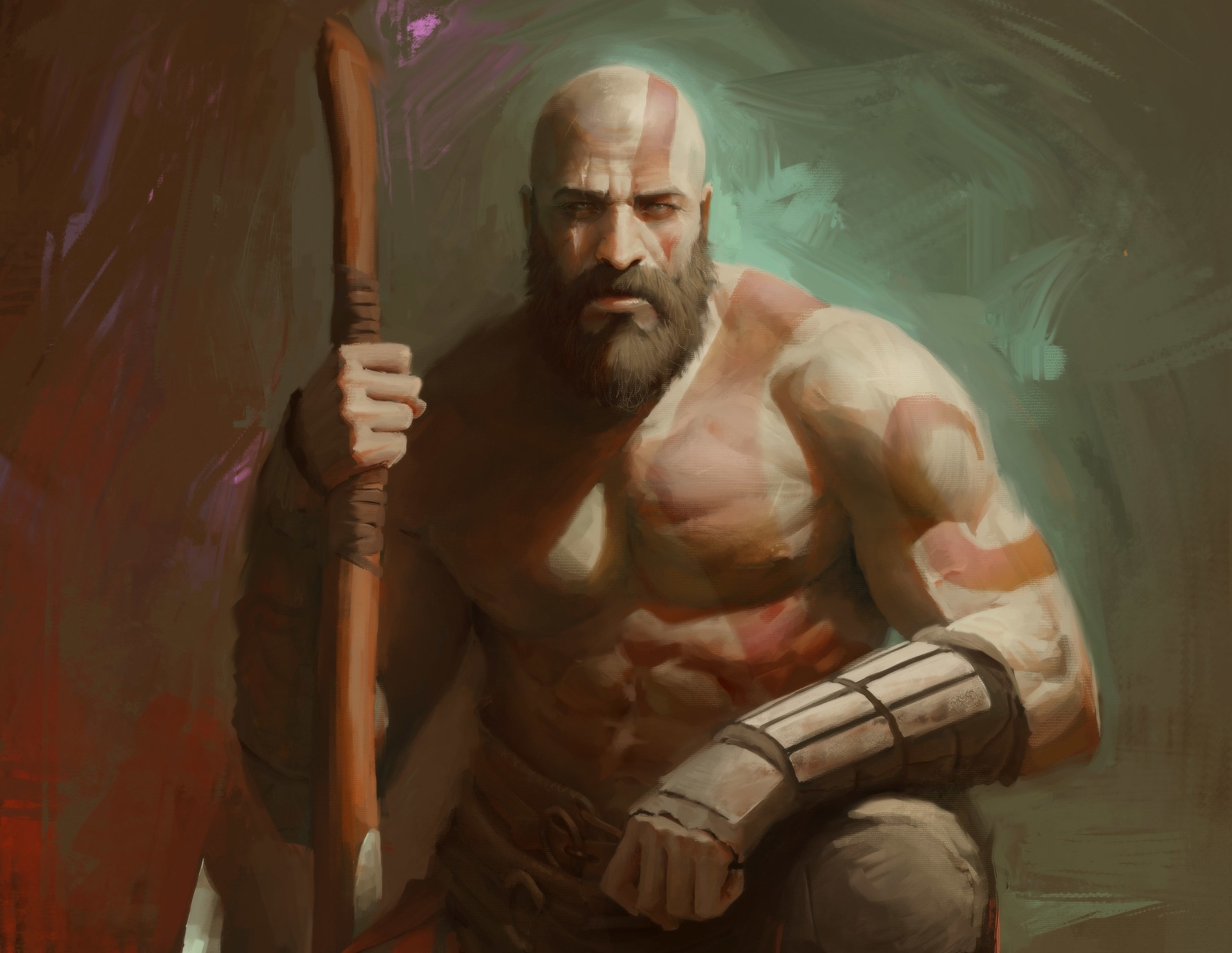 Kratos God Of War 4 Fan Art