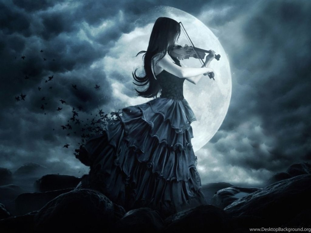 Beautiful Romantic Moonlight Wallpaper Desktop Background