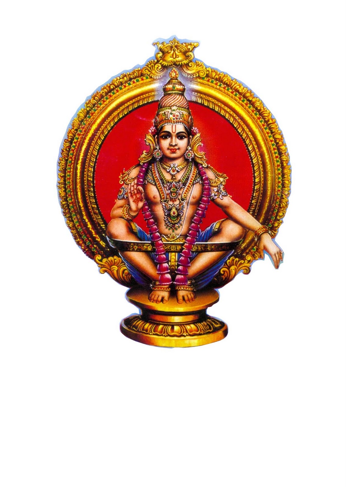 ayyappan wallpaper, statue, sculpture, figurine, sitting, art