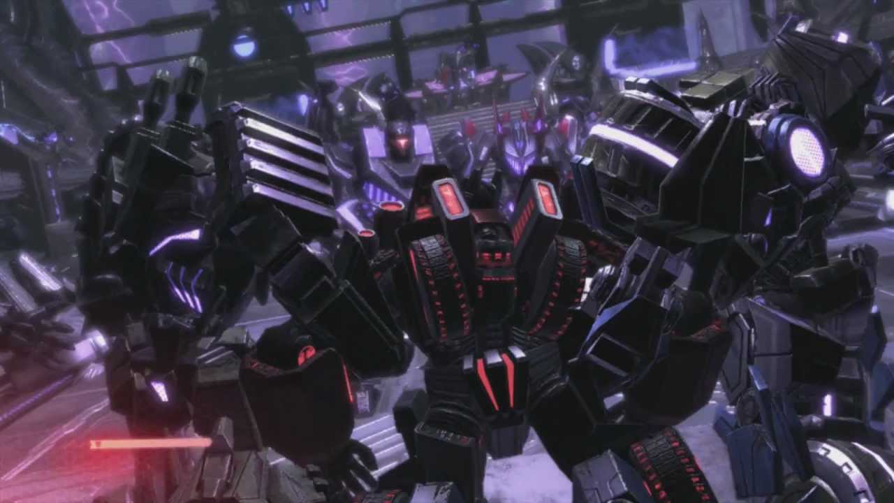 Transformers Fall of Cybertron vs Metroplex Gameplay and Cutscene