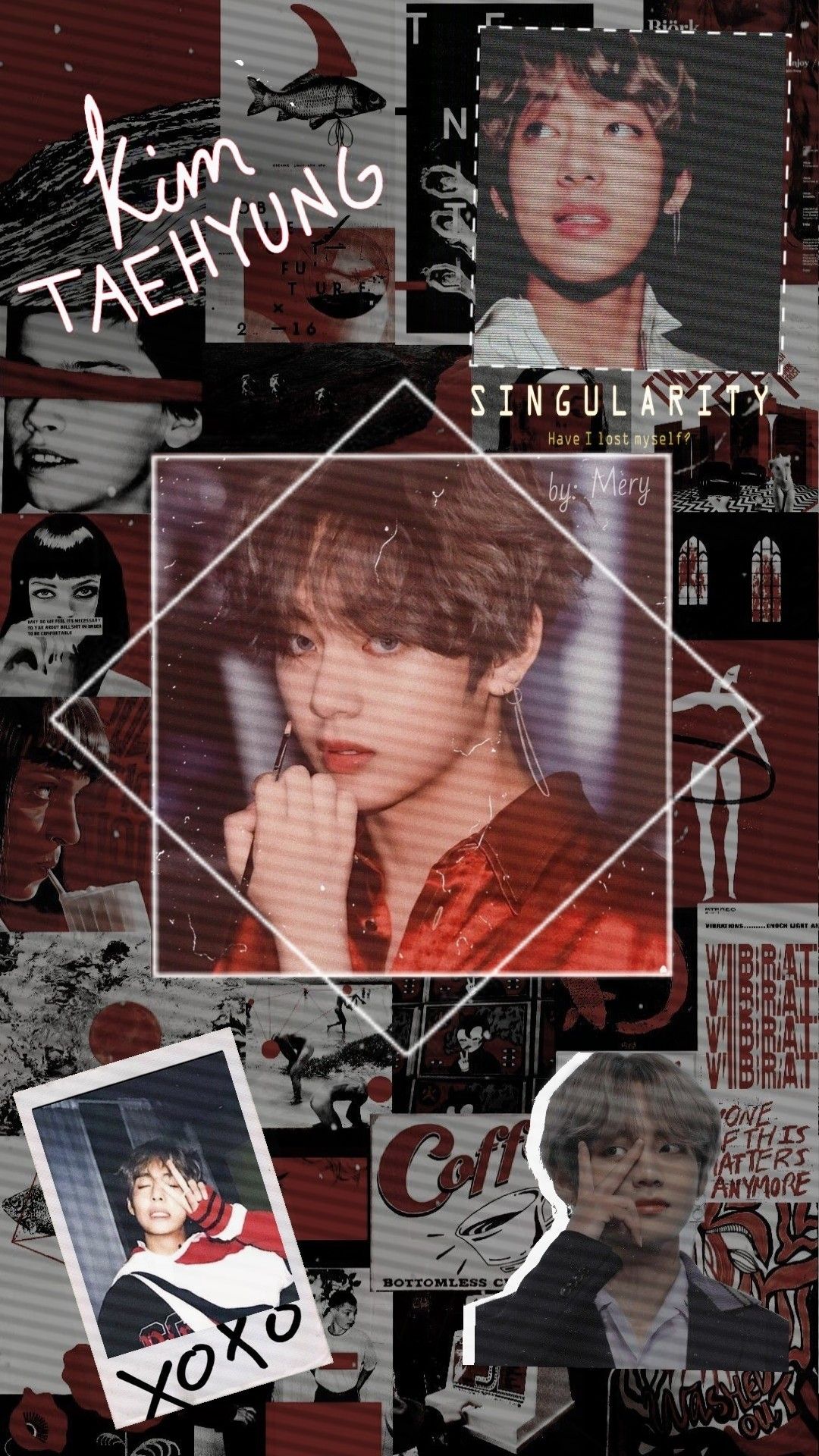 Kim Taehyung Wallpaper collage Aesthetic. Kim taehyung wallpaper, Kim taehyung, Taehyung