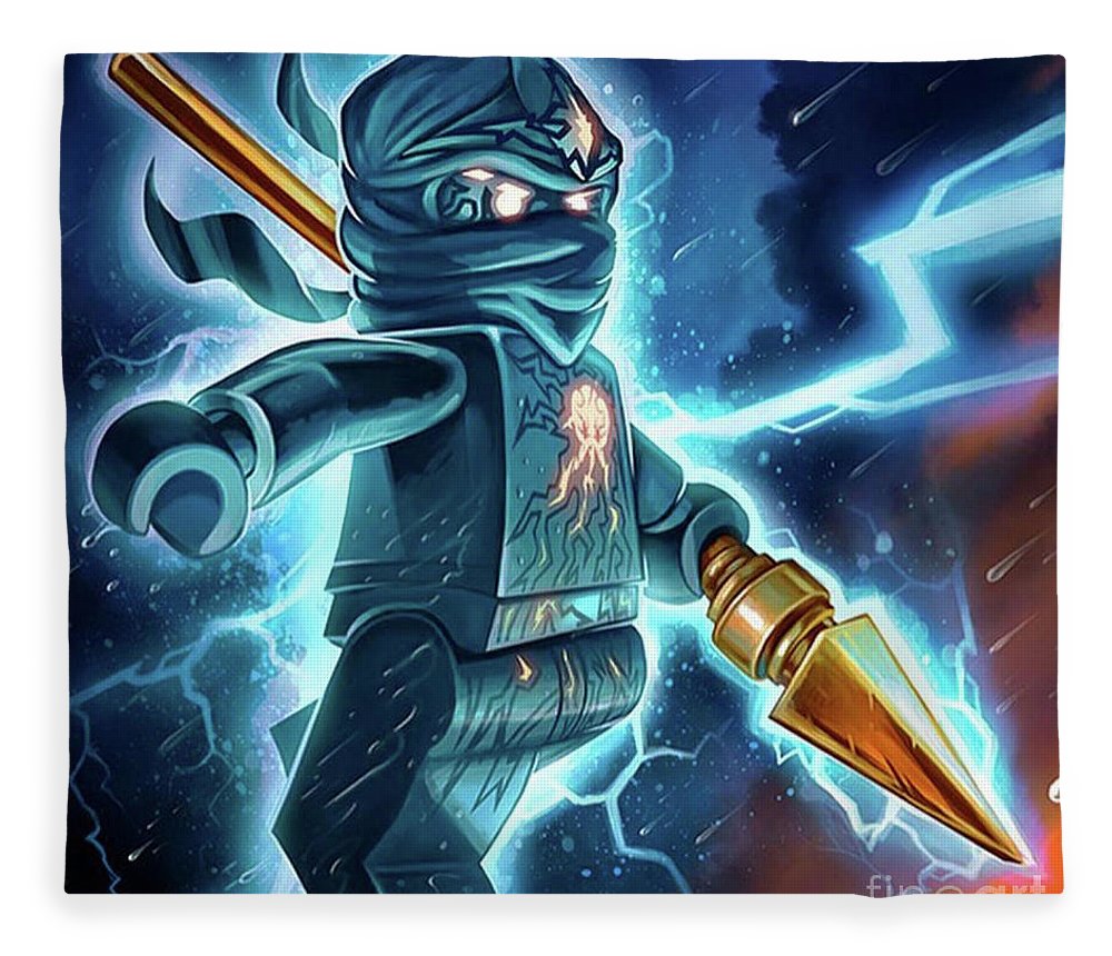 Jay Ninjago Fleece Blanket
