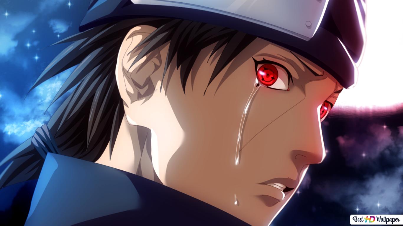 Naruto Shippuden Uchiha, Leaf Shinobi, Sharingan, Crying HD wallpaper download