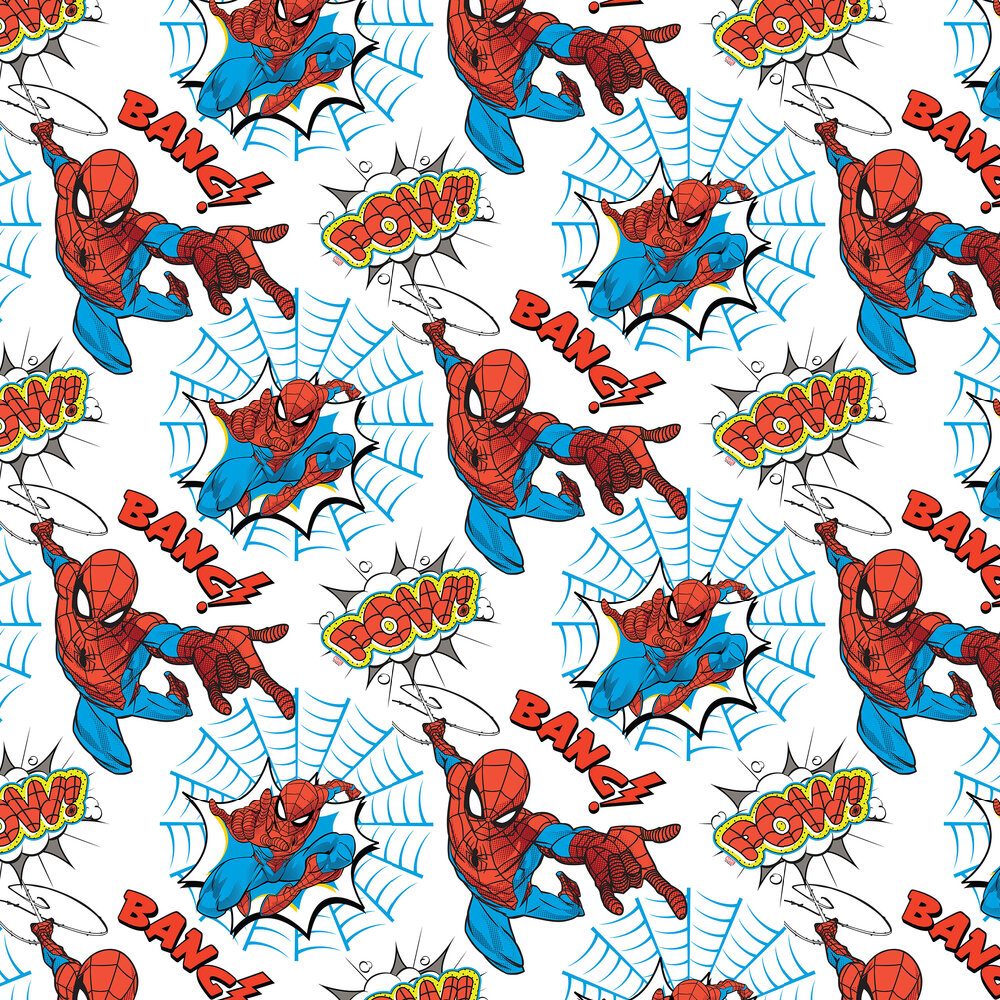 Spiderman Pow! by Kids Home, Wallpaper Direct
