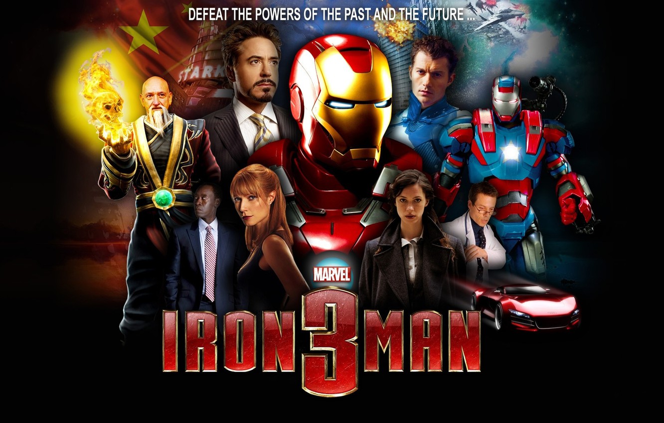 Wallpaper fiction, comic, Tony Stark, Iron man 3, Iron Man - for desktop, section фильмы