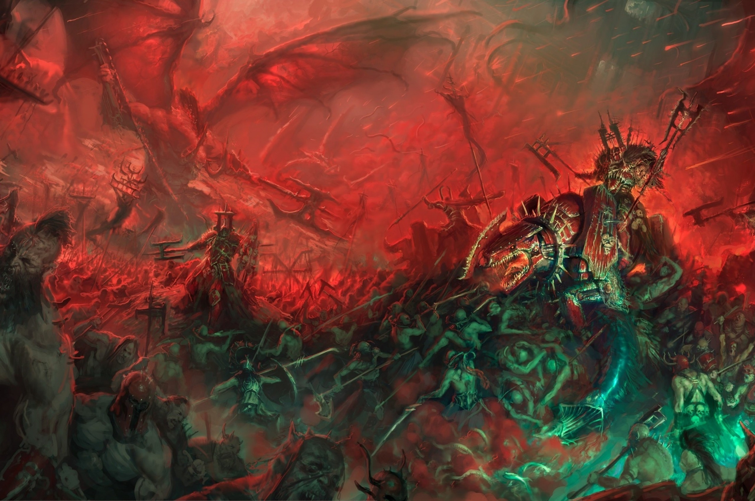 Download 2560x1700 Battletome: Blades Of Khorne Wallpaper for Chromebook Pixel