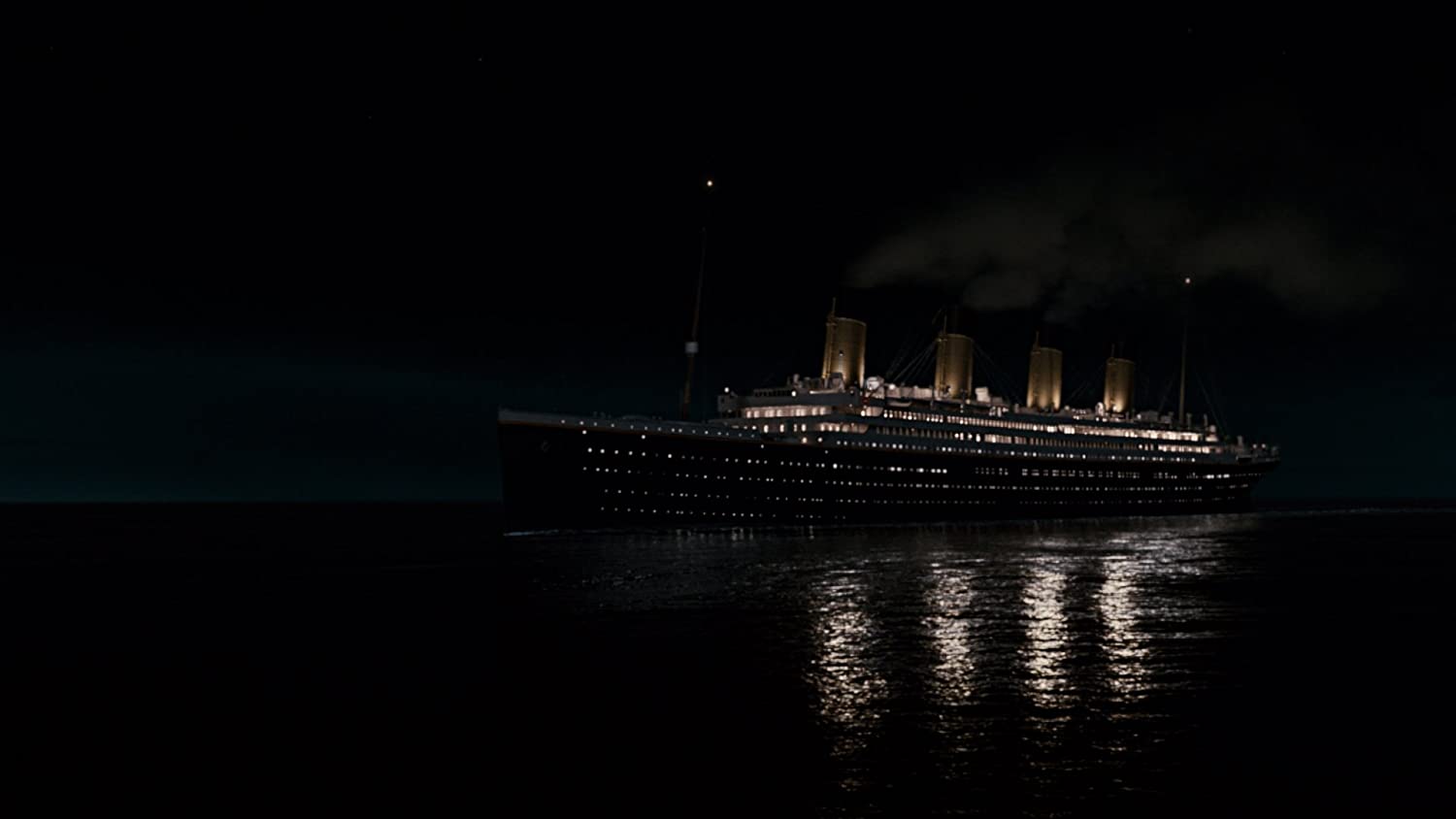 Титаник пароход ночью
