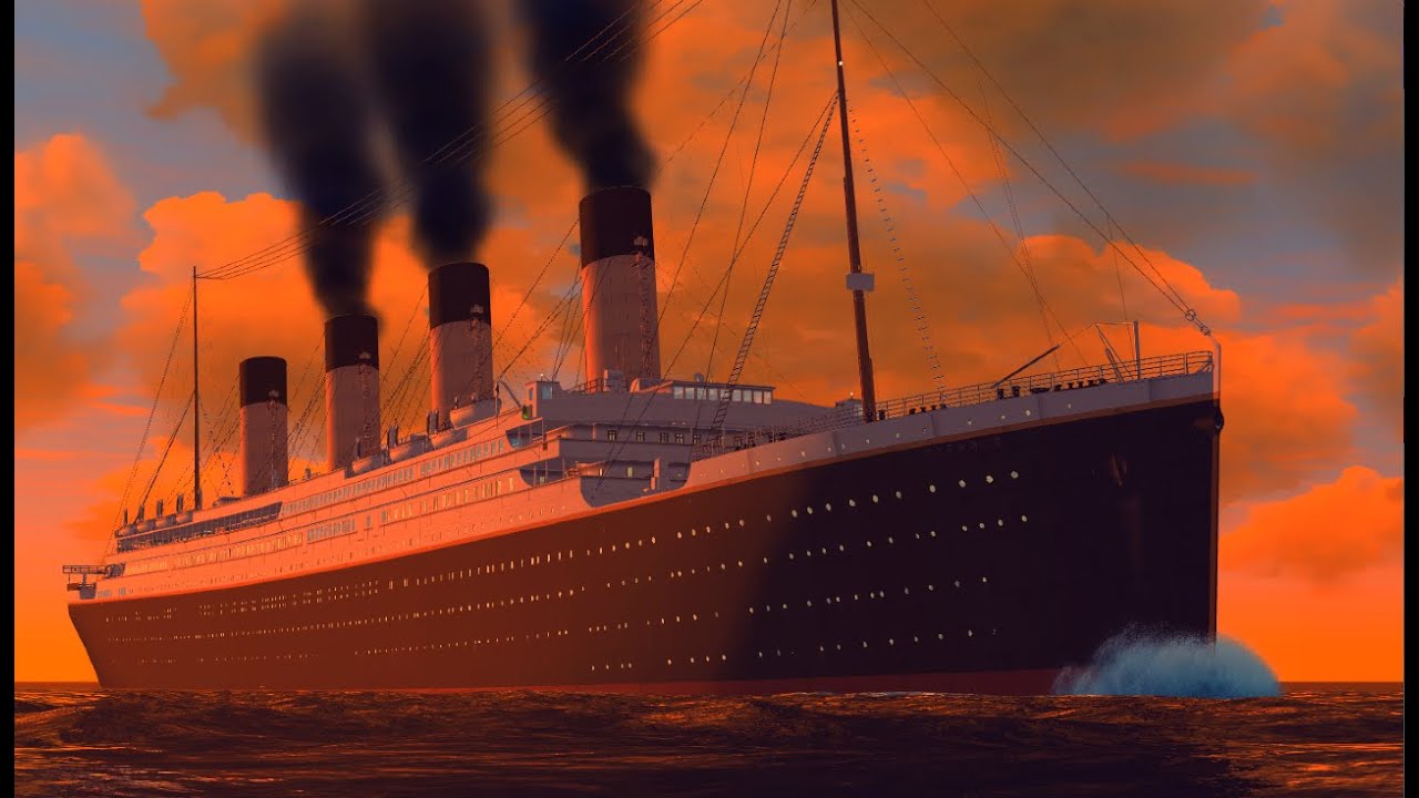 Titanic's Final Sunset Animation