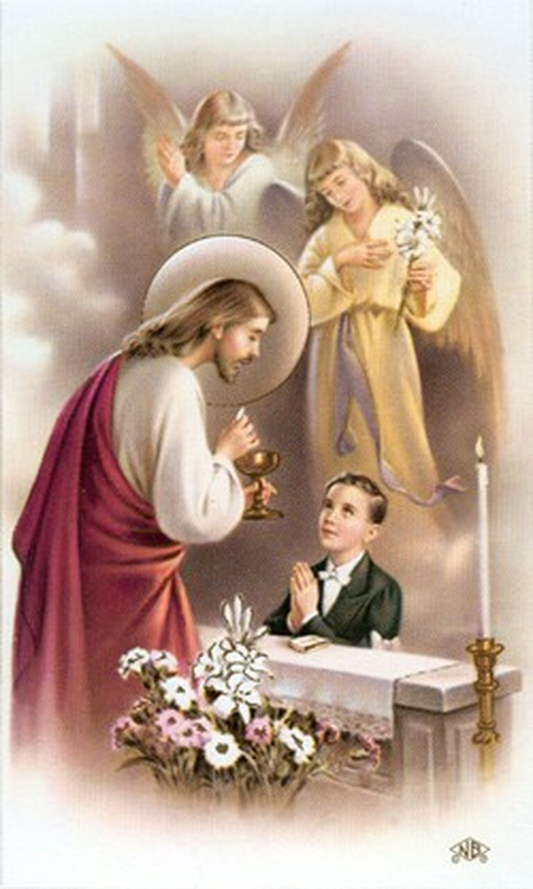 Sisters of Carmel Holy Communion Card