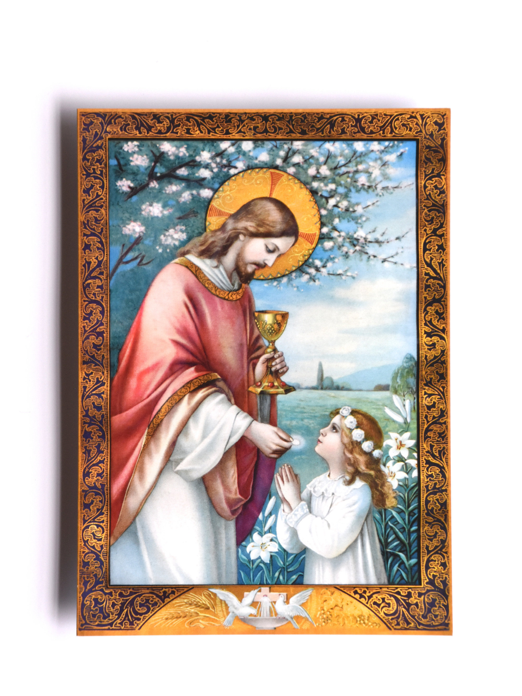 First Holy Communion Card 1st Communion Card Catholic