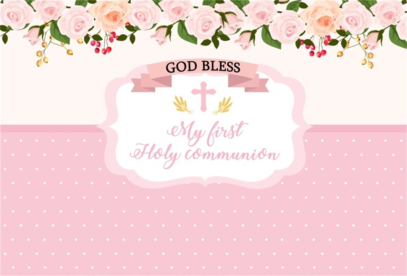 First Holy Communion Backdrop