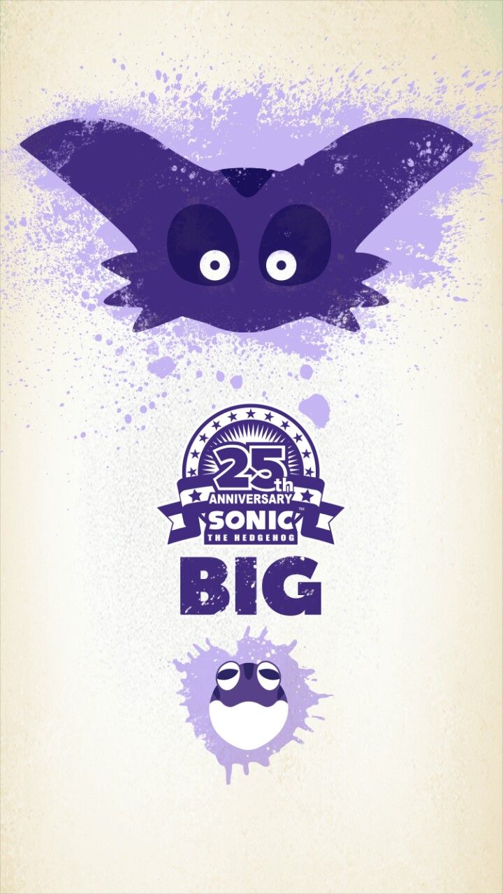 Some Sonic mobile wallpaper for 25th anniversary. Sonic 25th anniversary, Sonic, Big