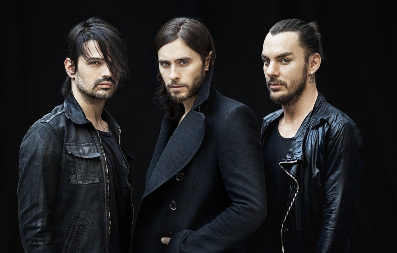 Wallpaper Jared Leto, 30 Seconds to Mars, Shannon Leto, Jared Leto, Tomislav Milicevic, Shannon Leto, Tomislav Milicevic image for desktop, section музыка
