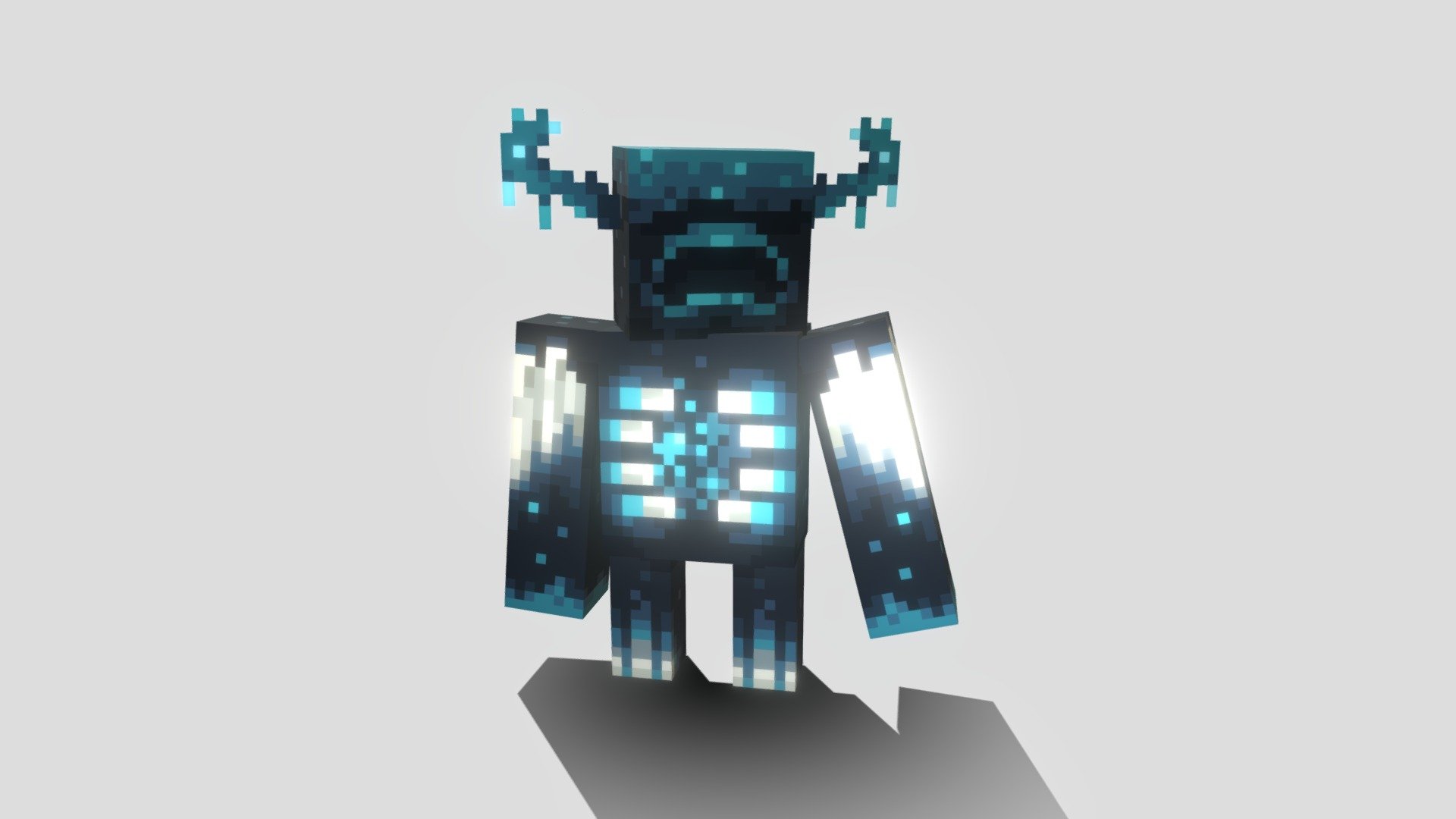 Minecraft Warden Free 3D model by BeckBroEYTube [91b7362]