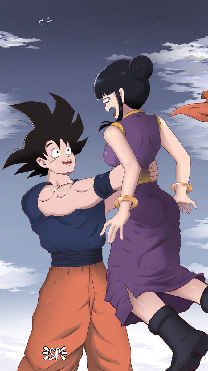 snowprince'm giving you a free GoChi wallpaper. Next couple is? #dragonball #fanart #animeart