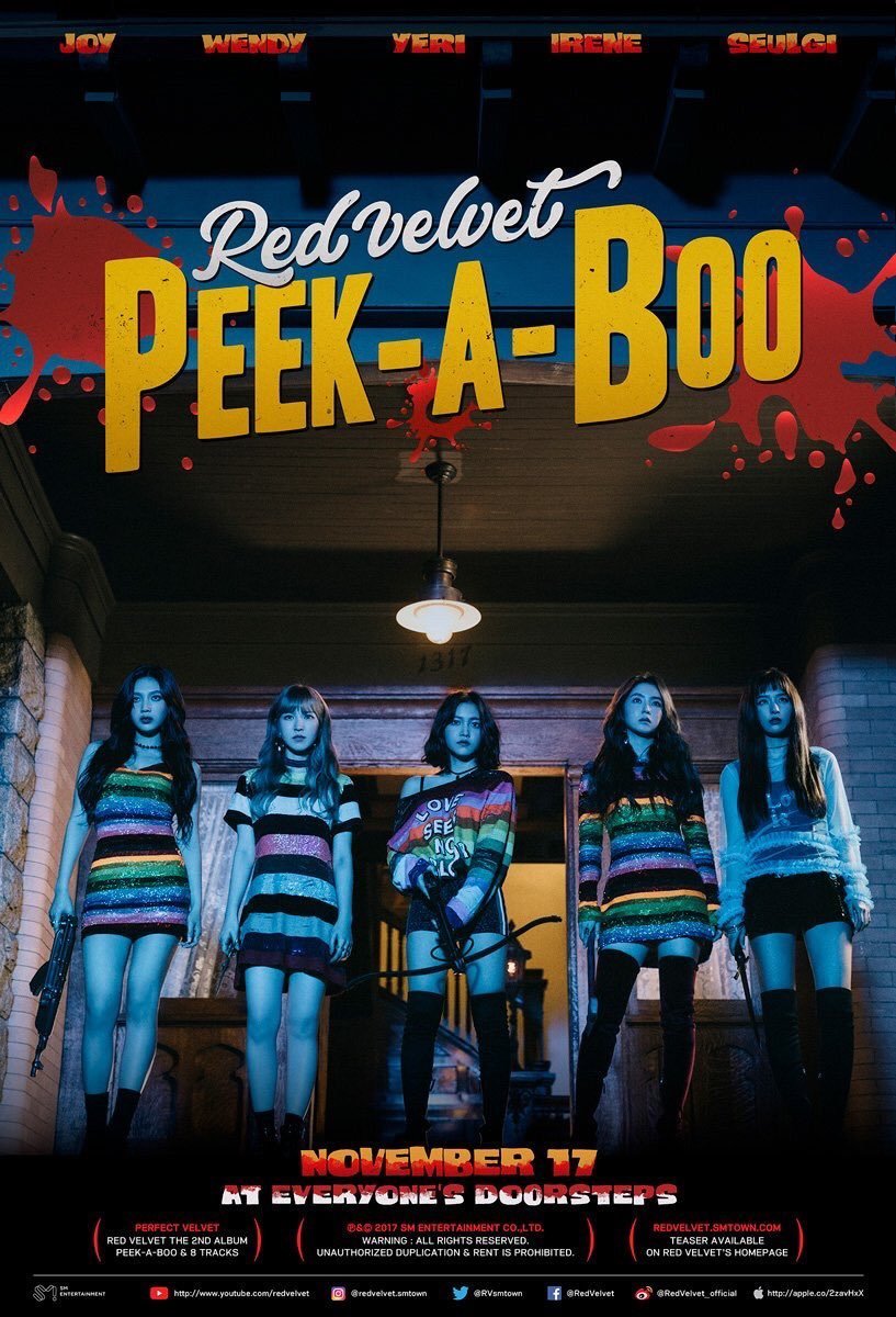 image about PEEKABOO. See more about kpop, red velvet and perfect velvet