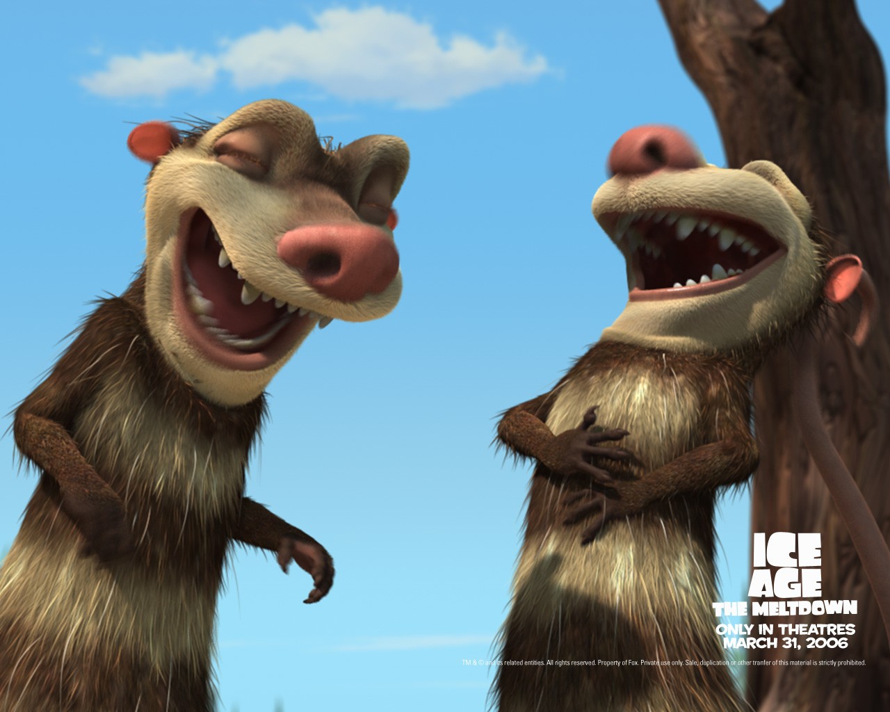 Ice Age 2 Mouse Laughing Cartoon Movie