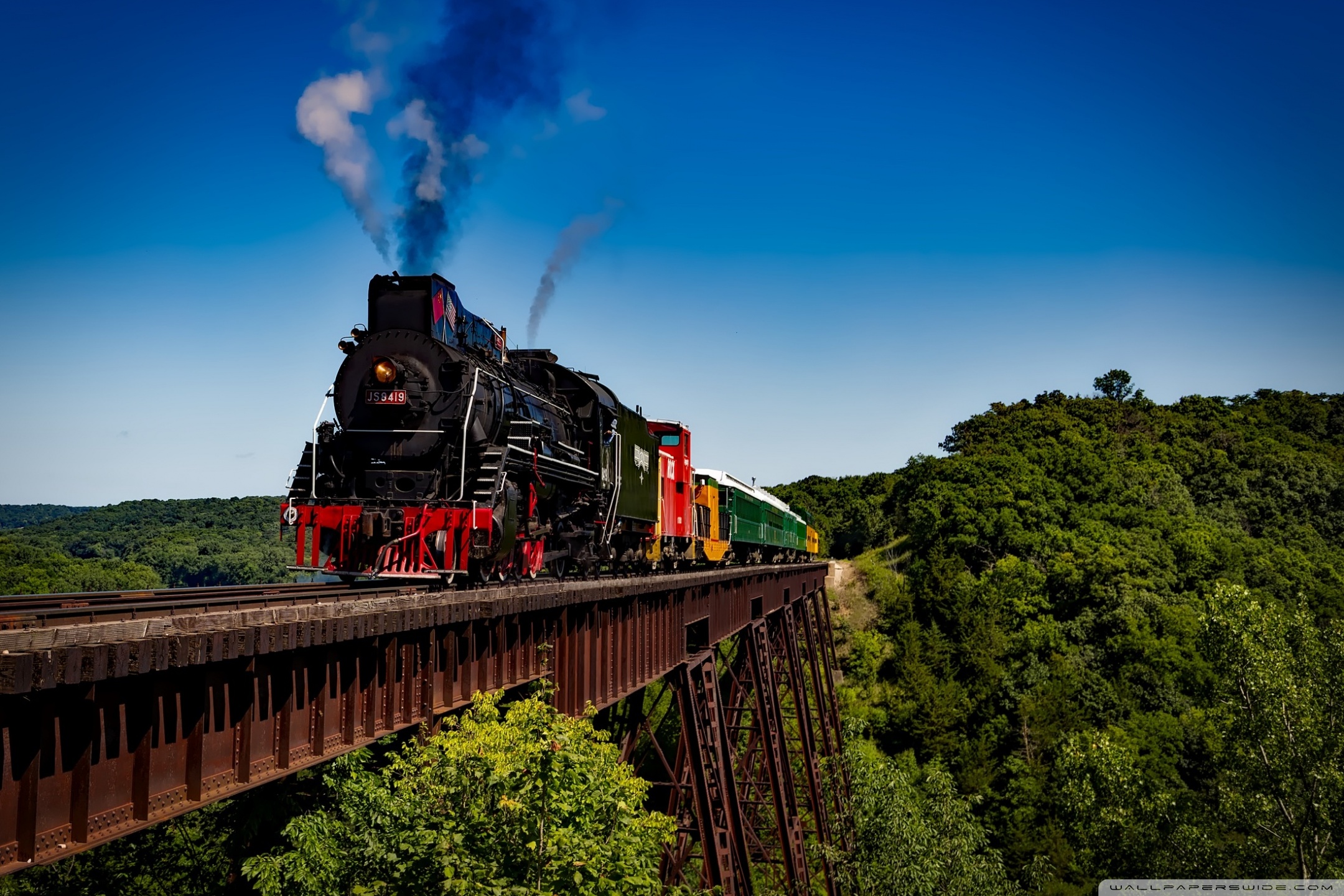 American Steam Locomotive Ultra HD Desktop Background Wallpaper for 4K UHD TV, Widescreen & UltraWide Desktop & Laptop, Tablet