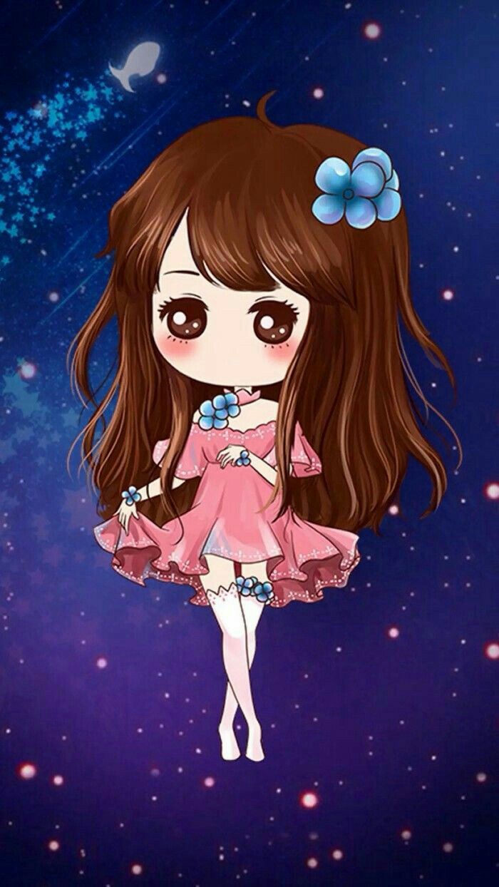 Cute Kawaii Girl Wallpaper