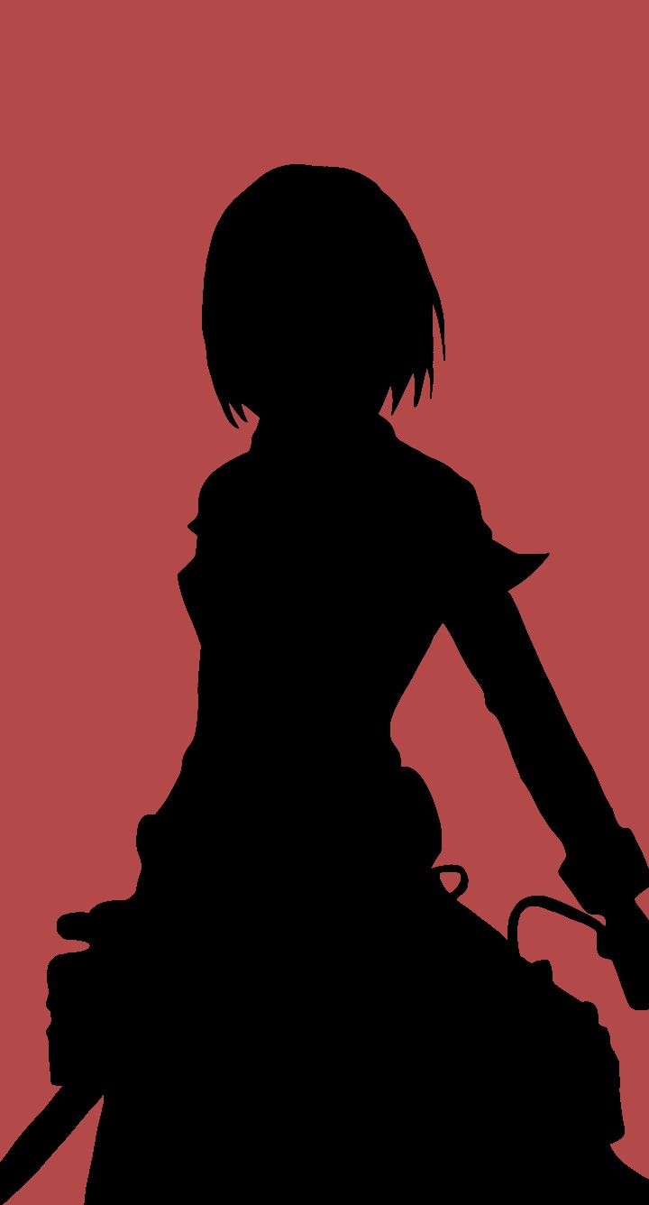 Mikasa Ackerman ○ Wallpaper. Seni anime, Abstrak, Gambar anime