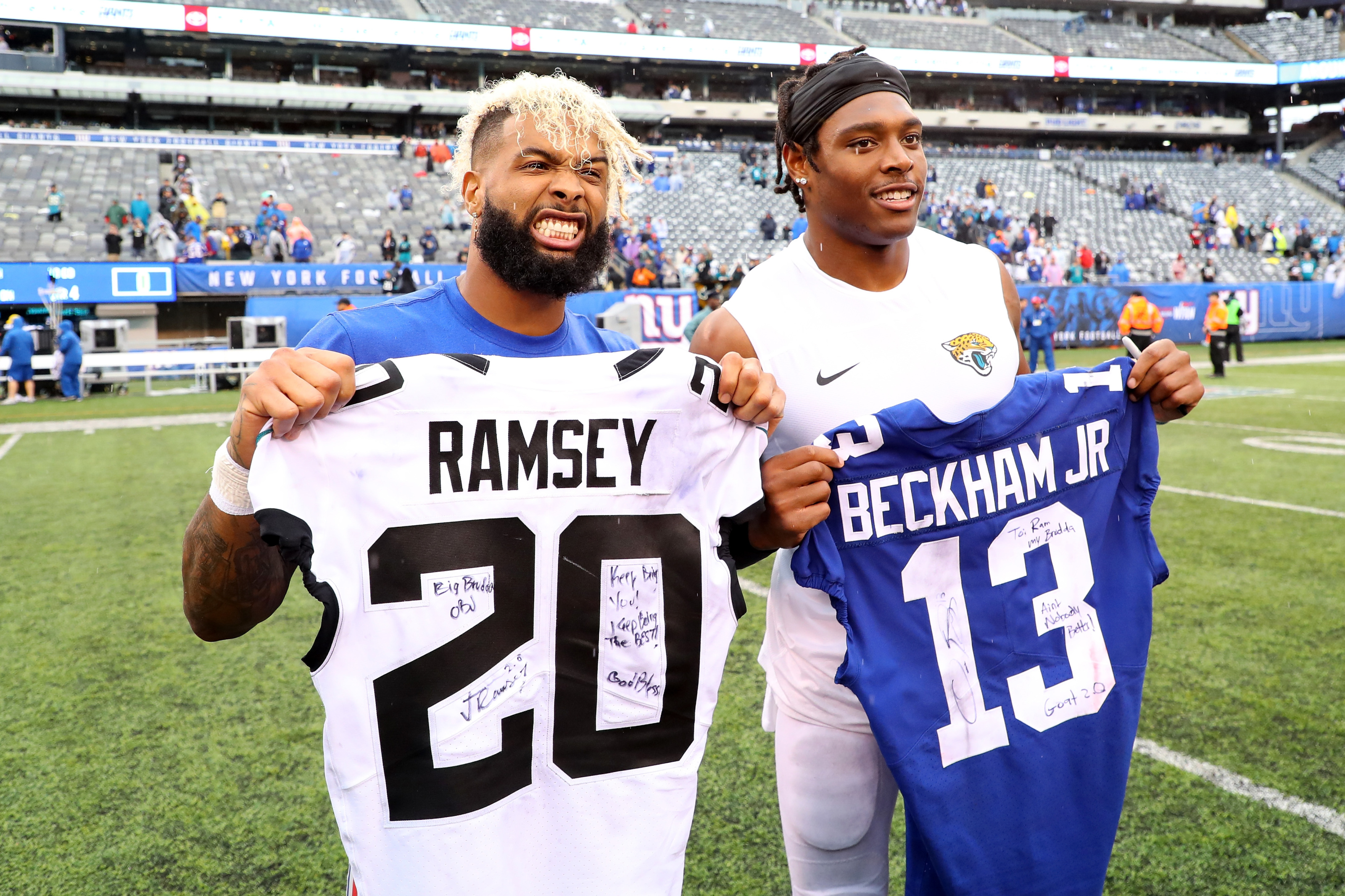 Jalen Ramsey no match for New York Giants' Odell Beckham