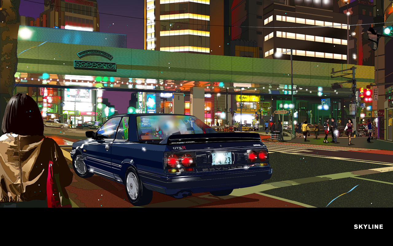 Frankie's Garage: Nissan Skyline Artwork