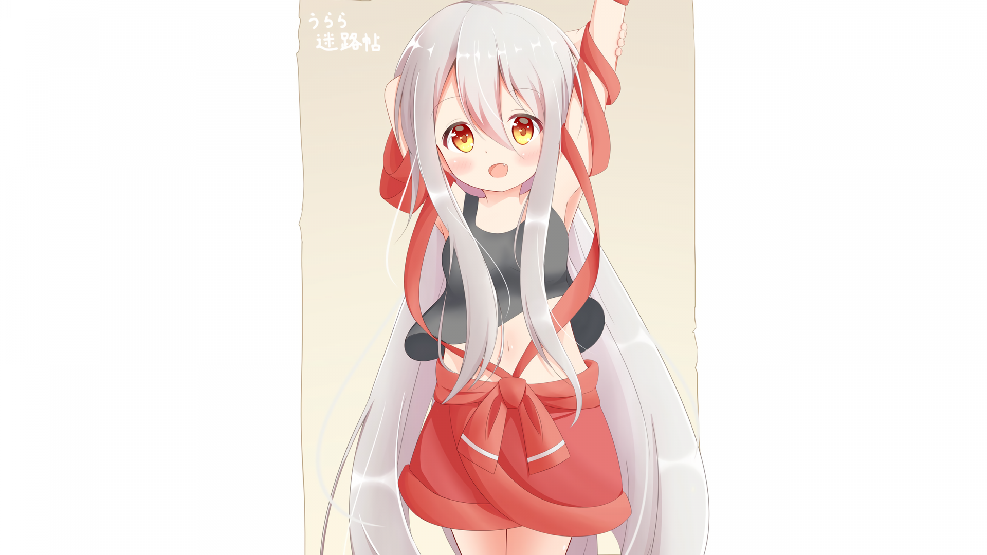 Desktop Wallpaper Chiya, Urara Meirocho, Anime Girl, HD Image, Picture, Background, F043st