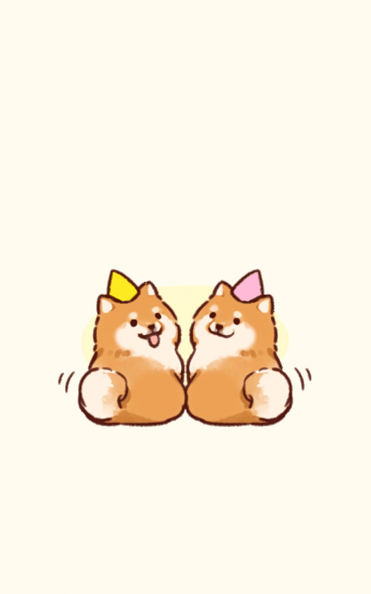 Free download Wallpaper Cute dog drawing Cute animal [1370x2436] for your Desktop, Mobile & Tablet. Explore Animal Drawings Wallpaper. Cute Drawings Wallpaper, Girls Drawings