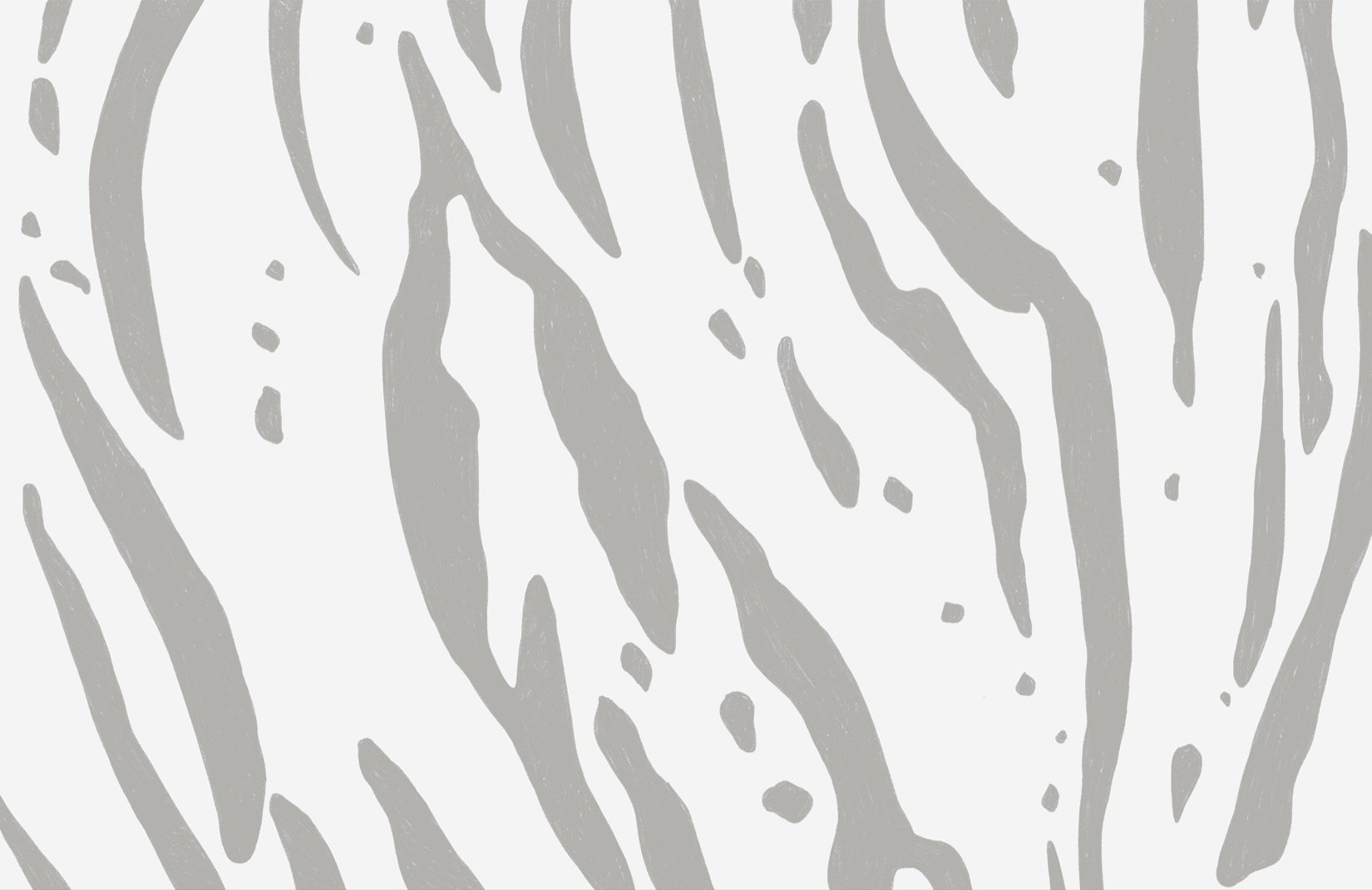 Gray Tiger Print Wallpaper Mural