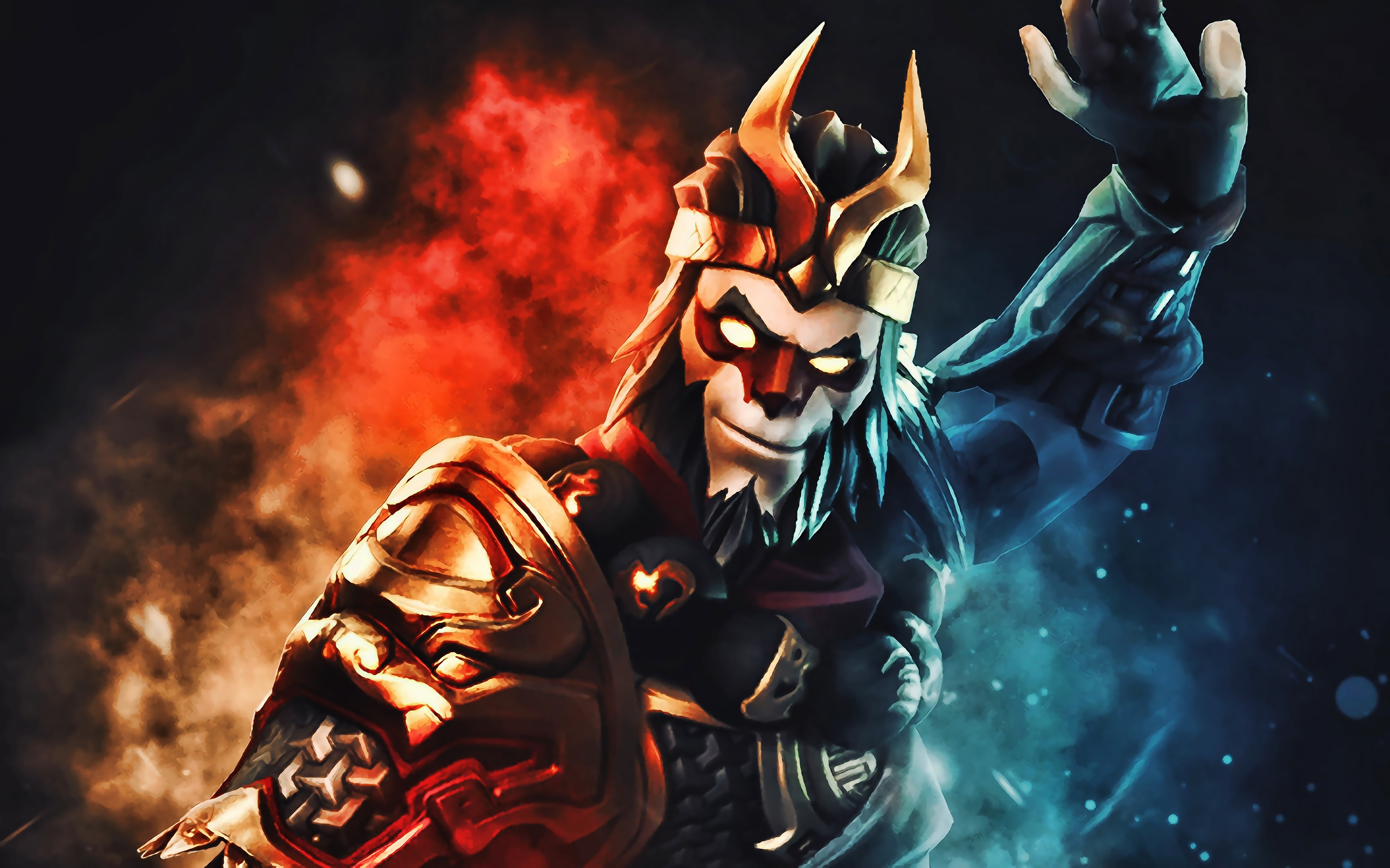 Download wallpaper 4k, Wukong, artwork, Fortnite Battle Royale, ninja, 2019 games, Fortnite, Omega, cyber warriors, Wukong Fortnite for desktop with resolution 3840x2400. High Quality HD picture wallpaper