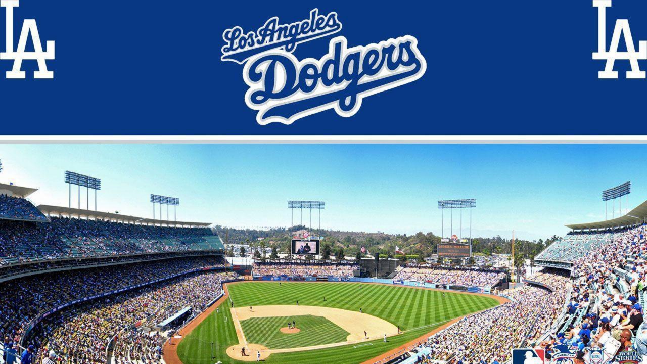 Los Angeles Dodgers Long Shot Of Playground And Stadium HD Dodgers Wallpaper