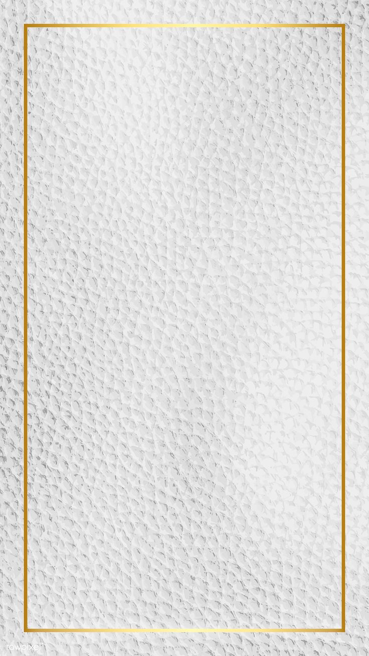 Gold frame on white leather texture mobile screen vector, 4k iphone wallpaper.. White and gold wallpaper, Gold wallpaper iphone, Gold texture background