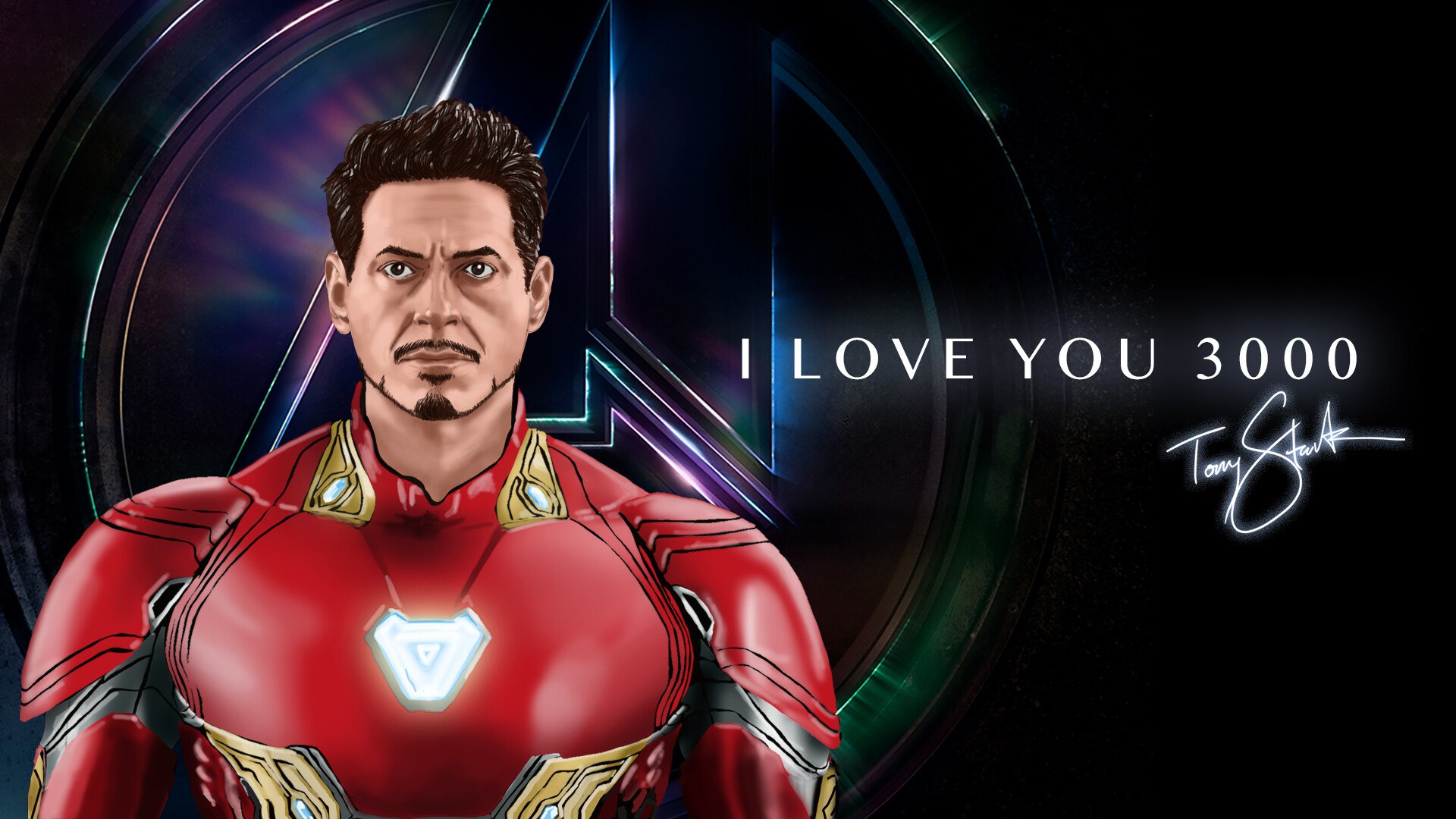 Iron Man And Iron Spider Man Love You 3000 Wallpaper