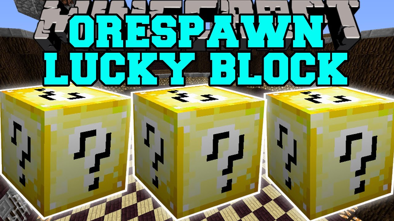 Lucky Block Orespawn Mod 1.7.10