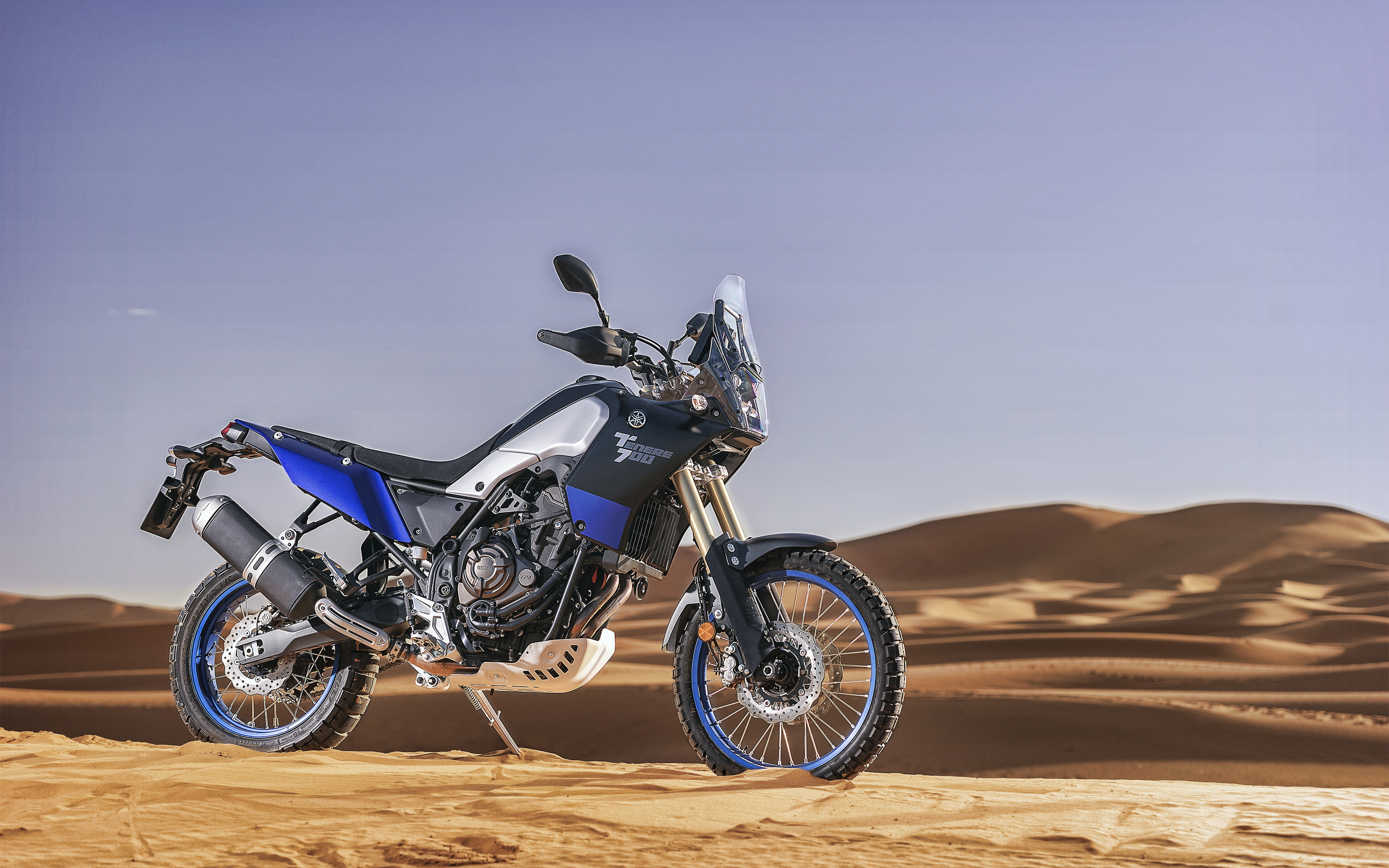 Download wallpaper Yamaha Tenere 4k, offroad, 2019 bikes, superbikes, 2019 Yamaha Tenere, japanese motorcycles, Yamaha for desktop with resolution 3840x2400. High Quality HD picture wallpaper