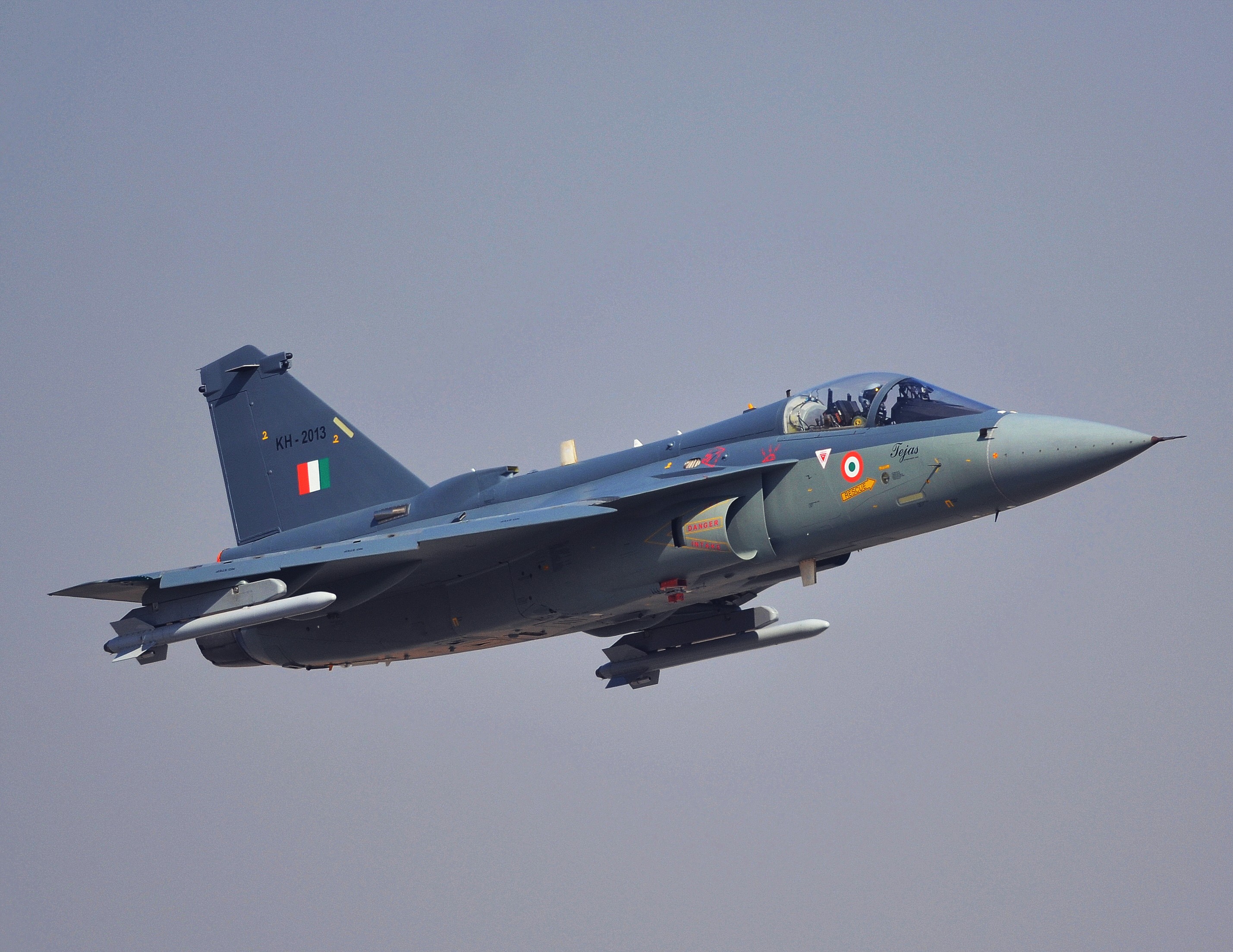 Indian Air Force LCA Tejas Military Aircraft Wallpaper:2858x2208
