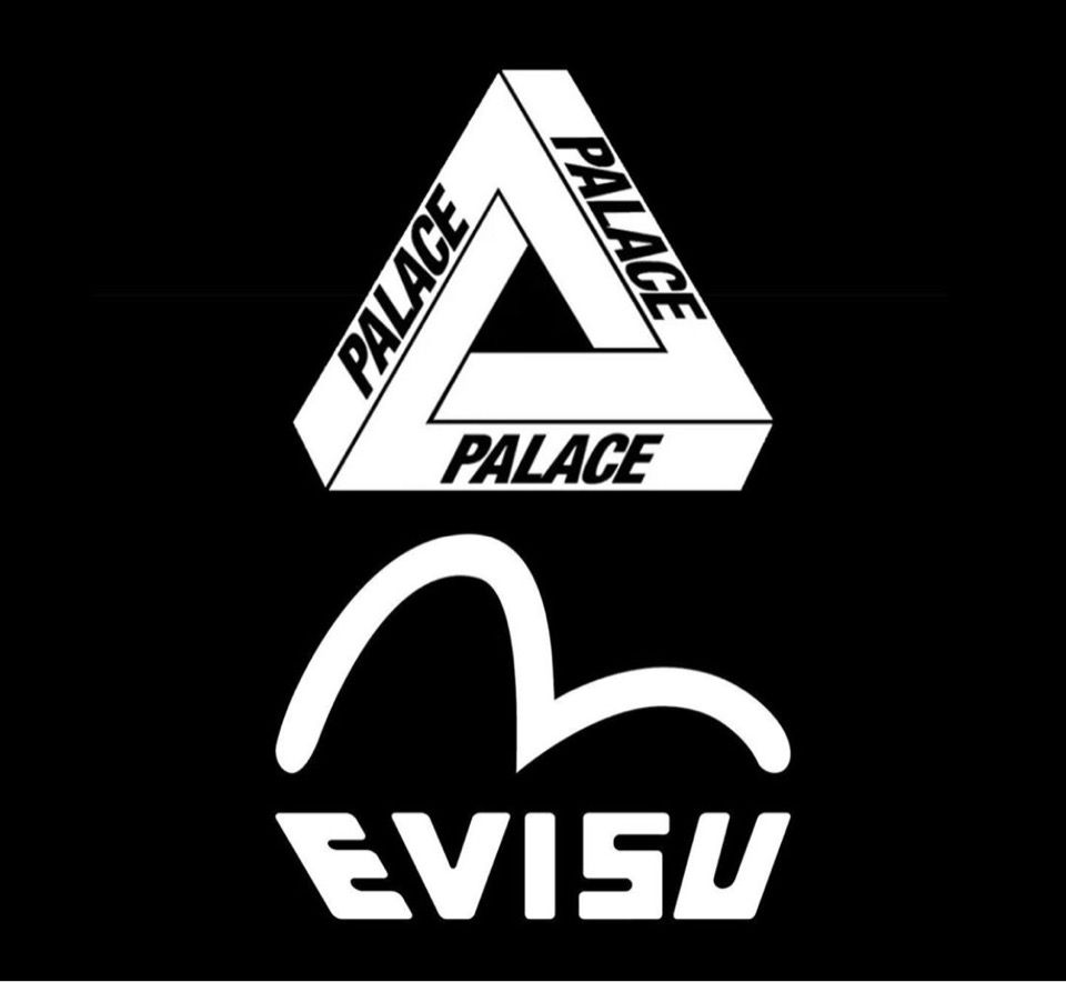 PALACE SKATEBOARDS EVISU2020年春最新コラボコレクションが国内4月4日に発売予定. Palace skateboards, Company logo, Tech company logos
