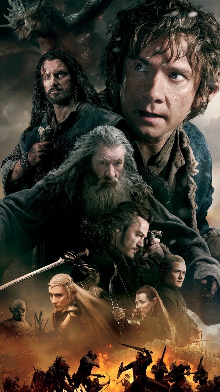 The Hobbit: The Battle Of The Five Armies 750x1334 IPhone 8 7 6 6S Wallpaper, Background, Picture, Image