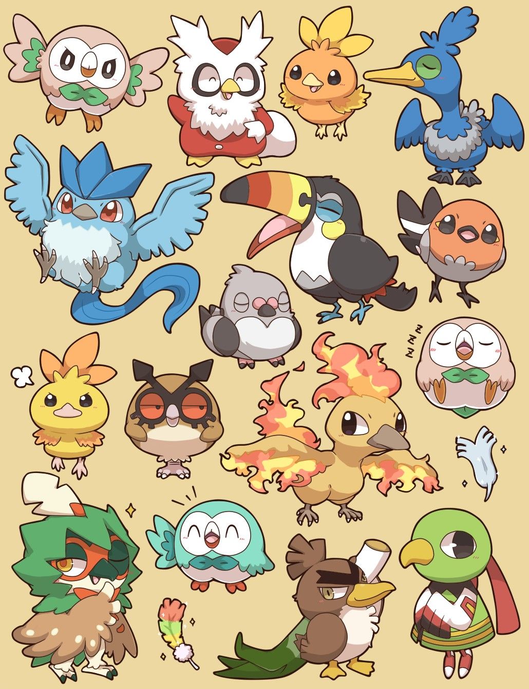 ポケモン. Cute pokemon wallpaper, Flying type pokemon, Pokemon