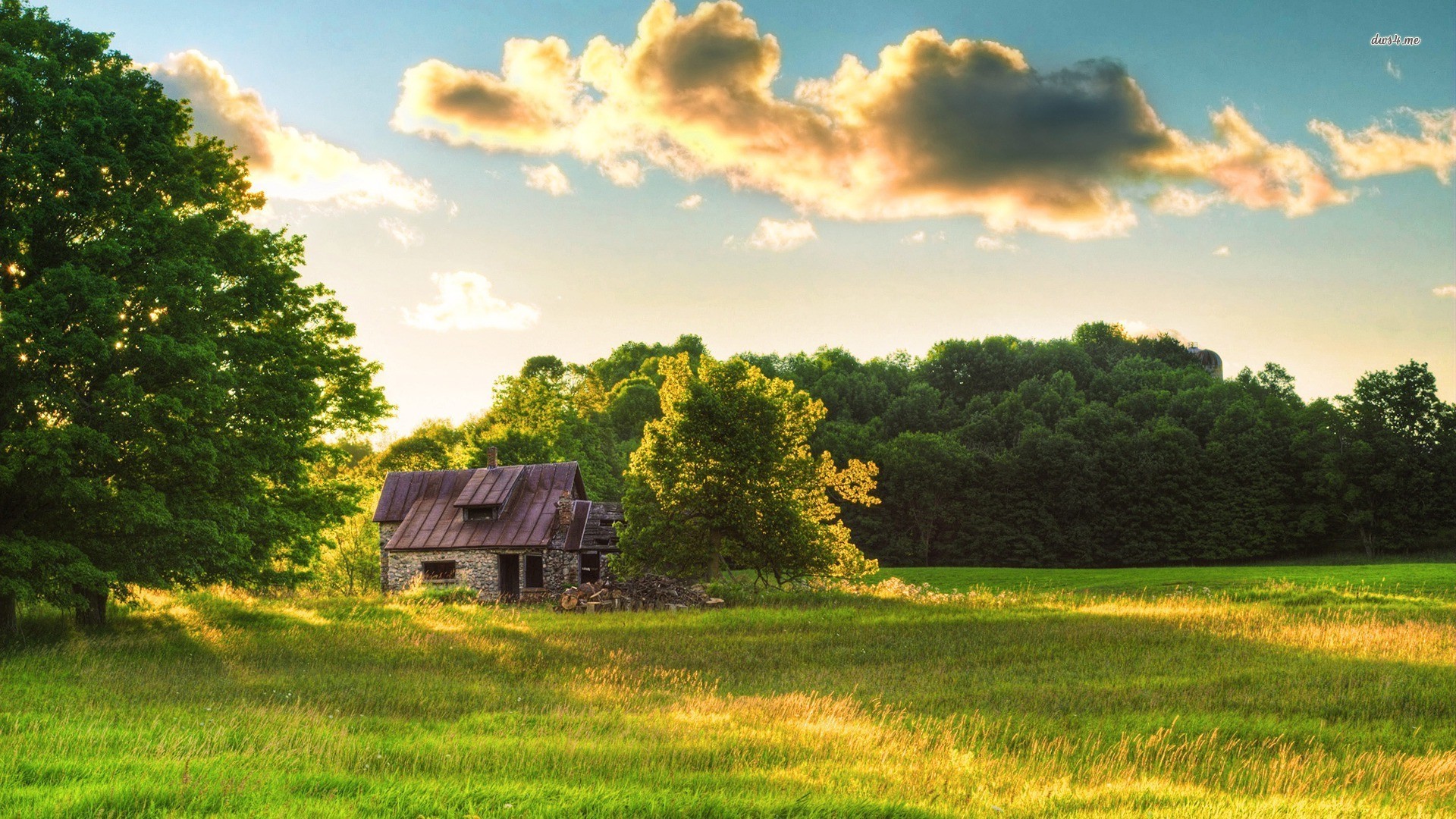 Free download Stone house on the field wallpaper World wallpaper [1920x1080] for your Desktop, Mobile & Tablet. Explore Fieldstone Wallpaper. Rock Wallpaper for Walls, Stone Pattern Wallpaper