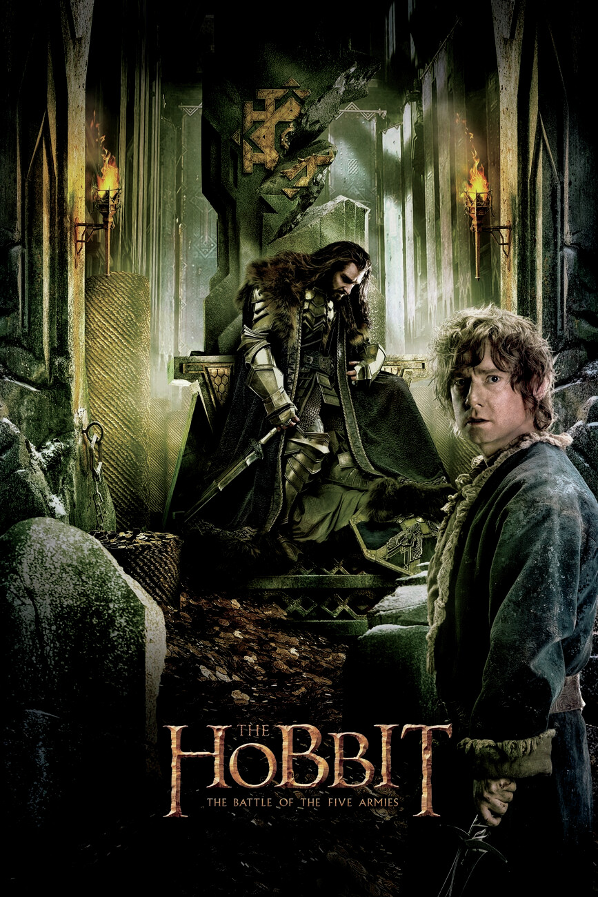 Wall Art Print Hobbit battle of the five armies. Gifts & Merchandise