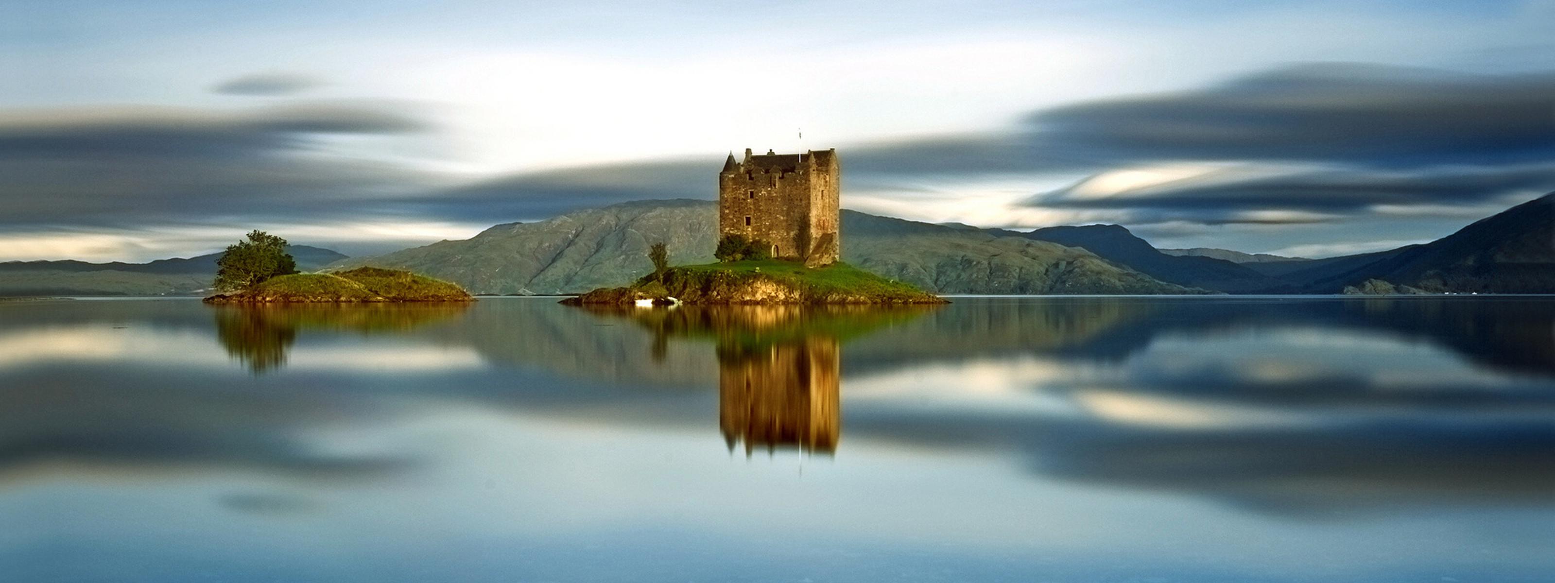 Stone house surrounded