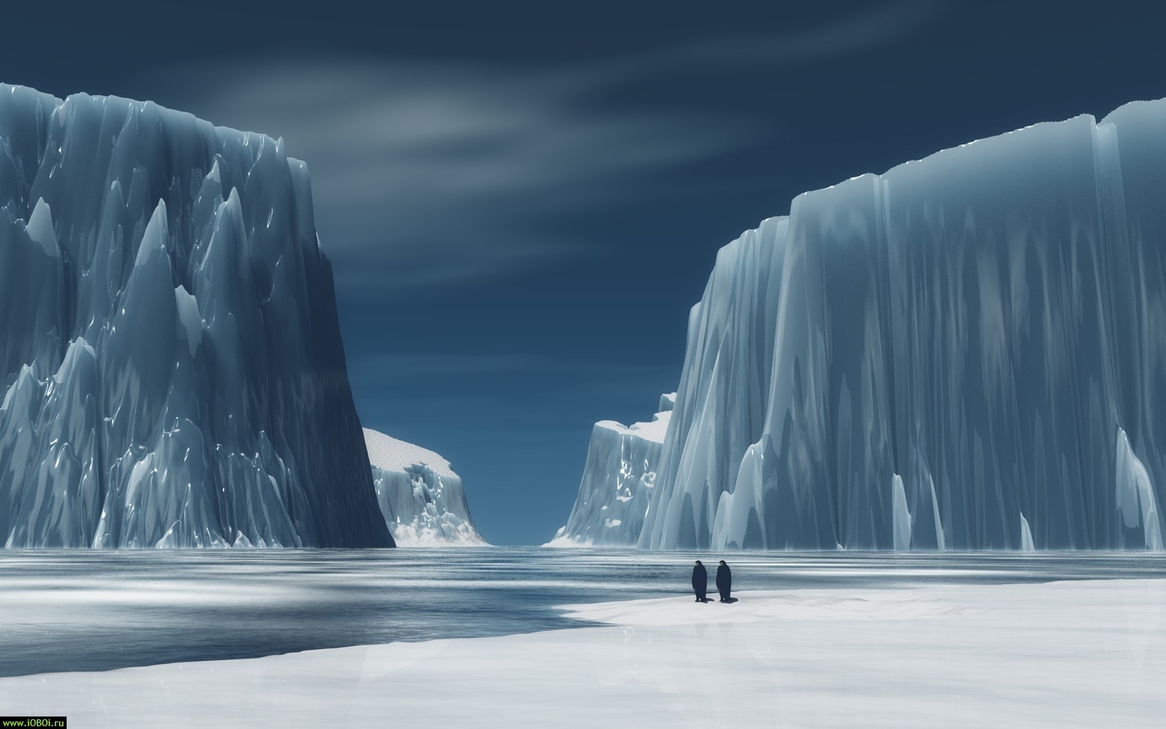Mobile wallpaper: Landscape, Winter, Art, Antarctica, Arctic, 3101 download the picture for free